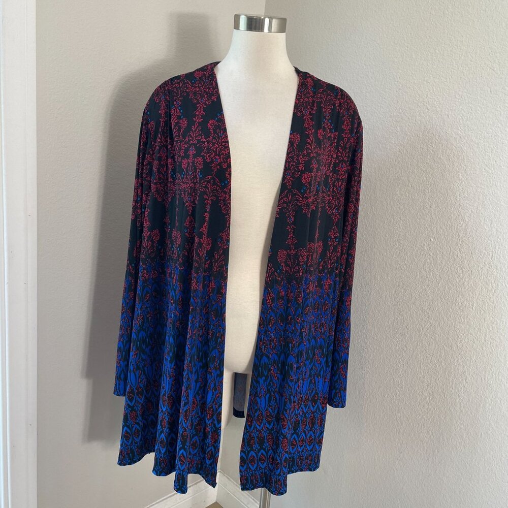 NEW Catherines Womens Plus 2X 22/24W Open Stretch‎ Cardigan Long Sleeve